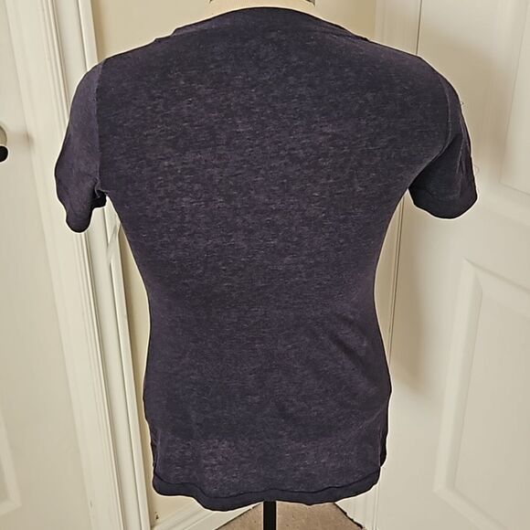 NHL Women's Hockey Logo Winnipeg Jets T-shirt Navy Blue Medium - Picture 4 of 16